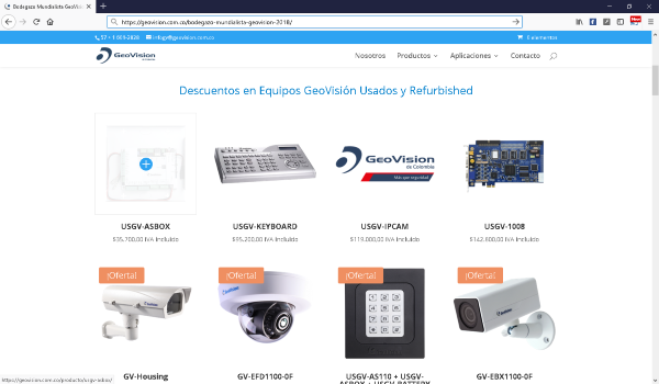 Usar orden de compra en GeoVision.com.co es fácil