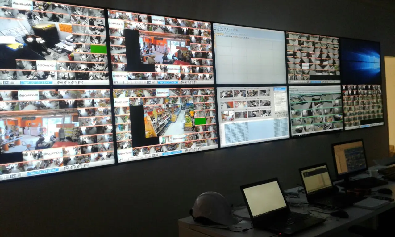 Centro de monitoreo de videovigilancia