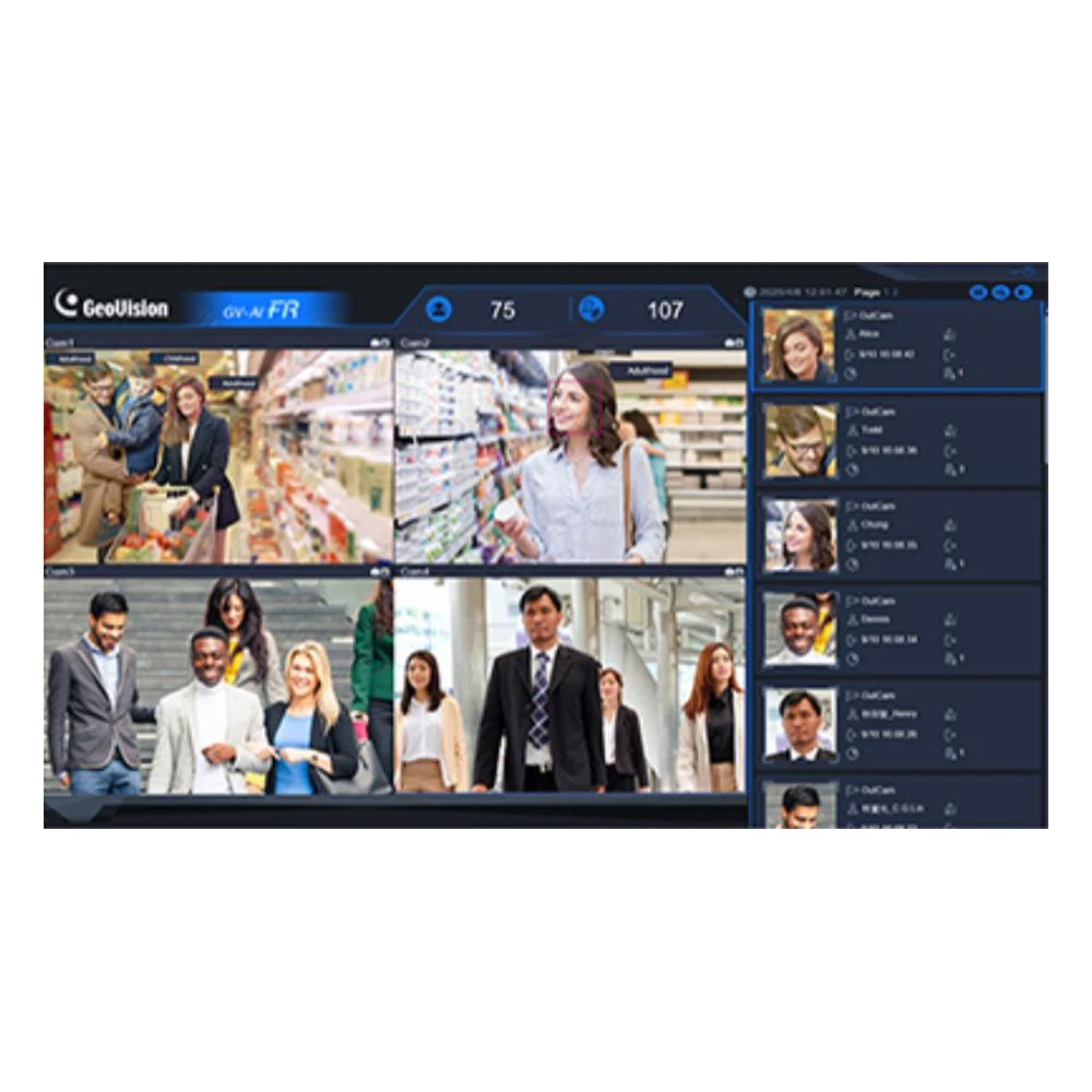 GV-AI FR-04 - Analítica de reconocimiento facial